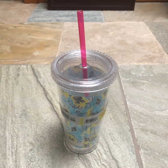 KAO Lilly Pulitzer water bottle NWT - Picture 5 of 7